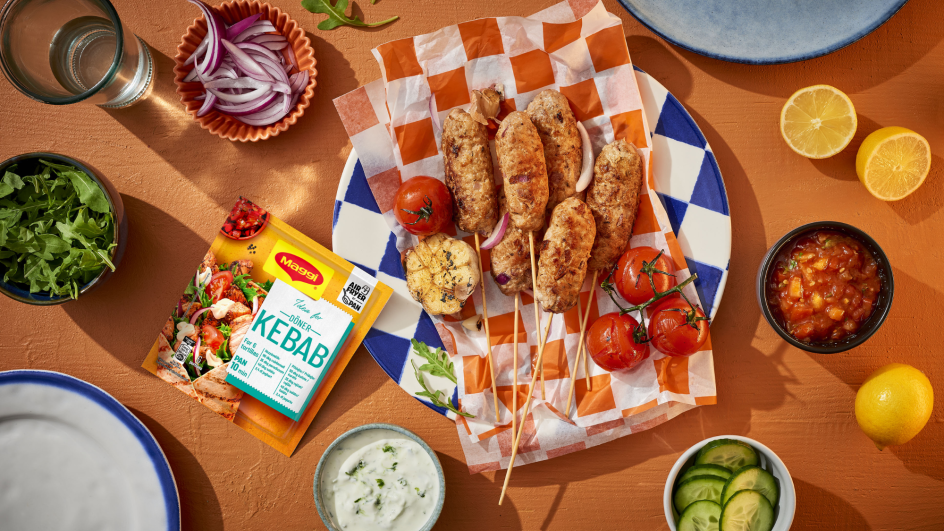 Grillezett kebab nyárson