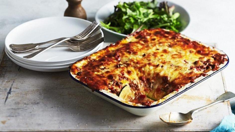 Paradicsomos cukkini lasagne