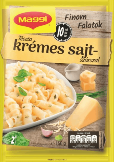 Tészta krémes sajtszósszal – PárPerc Termékcsalád I Maggi​