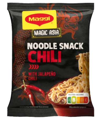 Magic Asia Instant tészta chilis, ázsiai ízvilágú fűszerkeverékkel, 15,1% napraforgóolajjal