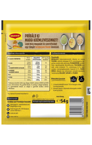 Maggi Csirkekrémleves_BOP