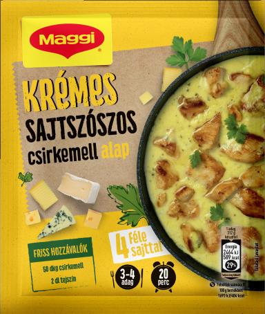 MAGGI Krémes sajtszószos csirkemellalap 4 féle sajttal