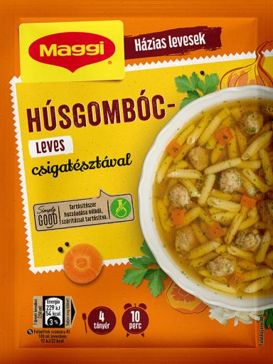 Maggi Húsgombócleves csigatésztával