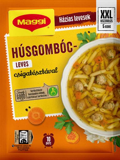 Maggi Húsgombócleves csigatésztával