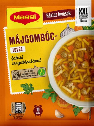 Maggi XXL Májgombócleves falusi csigatésztával