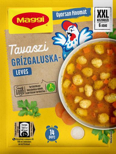 MAGGI XXL Tavaszi Grízgaluskaleves