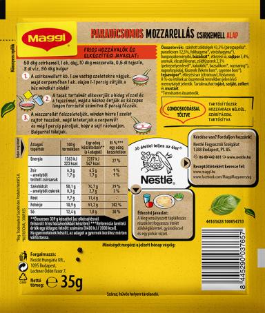 MAGGI Paradicsomos mozzarellás csirkemell alap