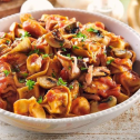 Sonkás-gombás tortellini