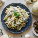 Tejszínes-sajtos-gombás tagliatelle