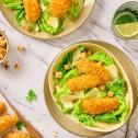 Air fryer csirkés Cézár saláta