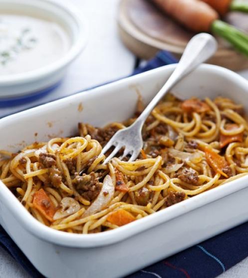 Bolognai wokban készítve