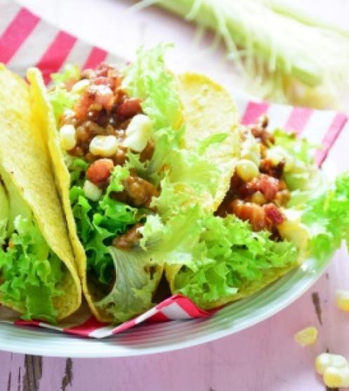 Csípős húsimádó taco
