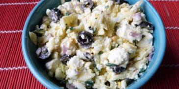 Feta sajtos saláta olajbogyóval