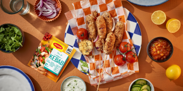 Grillezett kebab nyárson